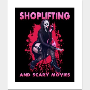 Shoplifting and scary movies Posters and Art